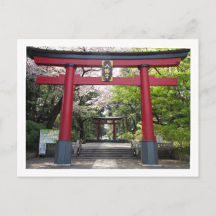 Omiya Hachimangu-Schrein: Tokyo Postkarte