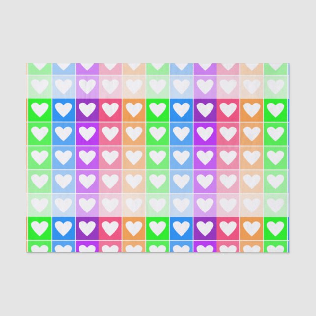 Ommbre Hearts Seidenpapier (Vorderseite)