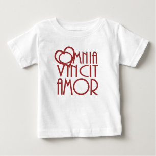 Omnia Vincit Amor Liebe erobert alle Baby T-shirt