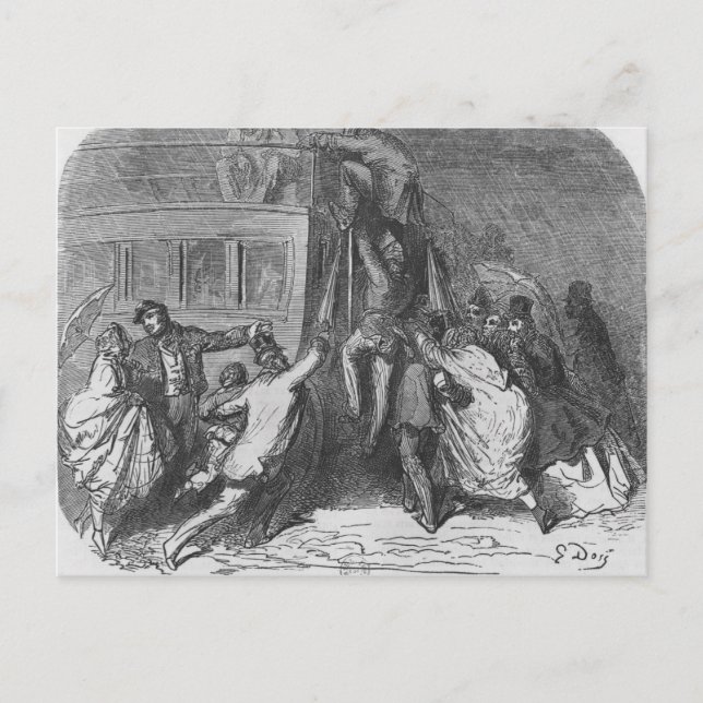 Omnibus Bastille Postkarte (Vorderseite)