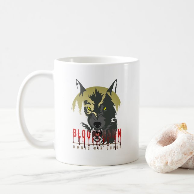 Omnis vir Lupus | Klassische Tasse #11 (Mit Donut)