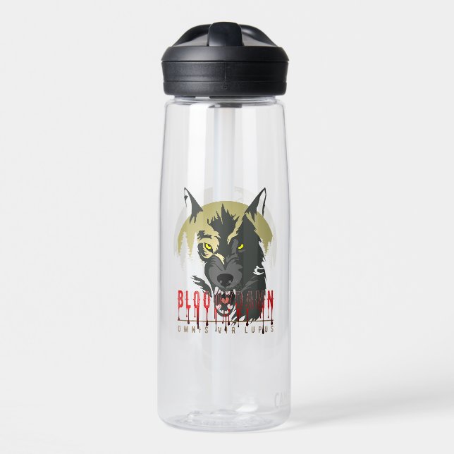 Omnis vir Lupus | Trinkflasche (Vorne)