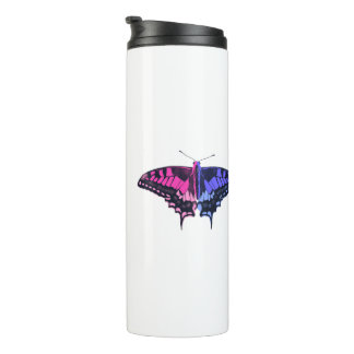 Omnisexual Pride Flag Swallowtail Butterfly Thermosbecher