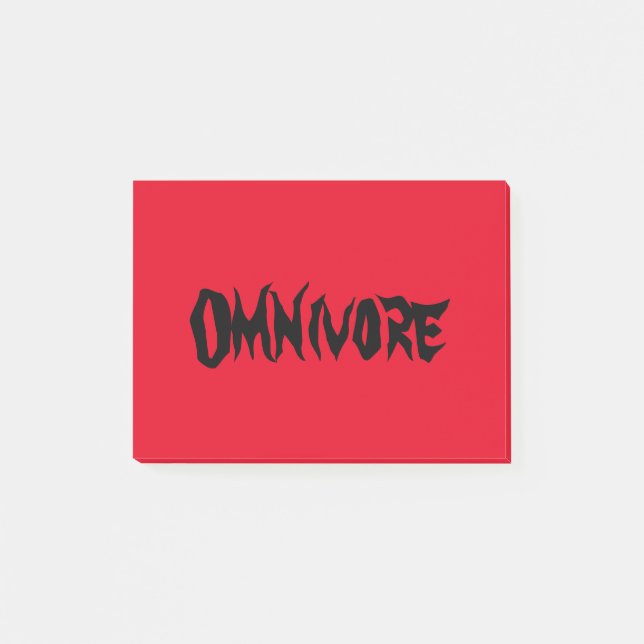 Omnivore Post-it®-Hinweise Post-it Klebezettel (Vorderseite)
