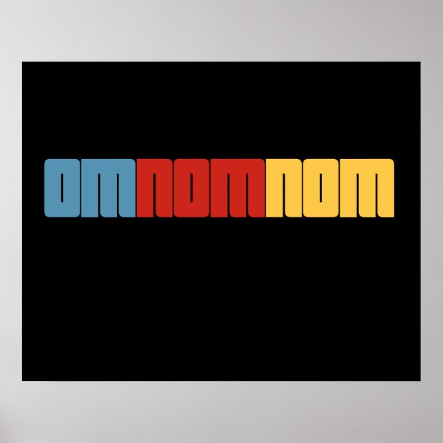 OMNOMNOM POSTER (Vorne)