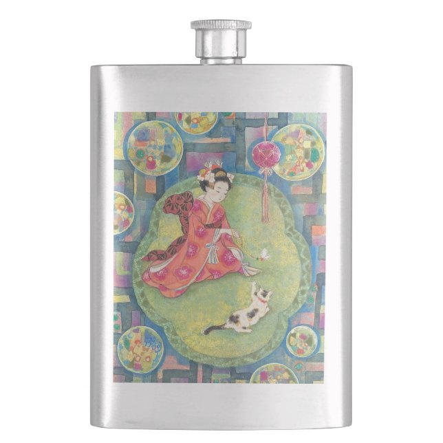 Omohide Garasu: A Little Glass Memory  Flachmann (Vorderseite)