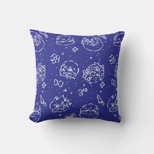 omori pattern kissen (Vorderseite)