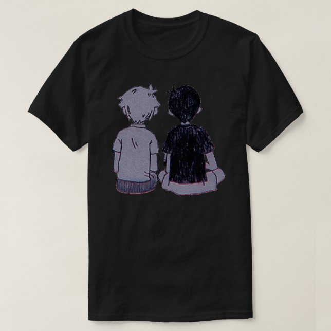 Omori sonnig und basisch Sticker.png T-Shirt (Design vorne)