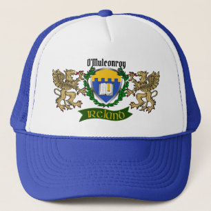 O'Mulconroy/Conroy Irish Shield mit Griffins Truckerkappe