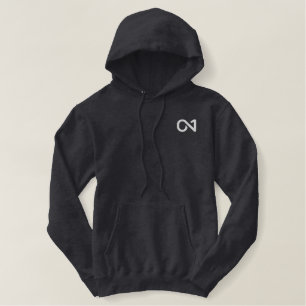 ON1-Logo-Kohle bestickt Hoodie