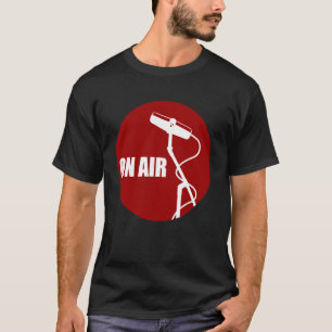 On Air Radio Podcast Mikrofon Podcasting Hosting T-Shirt