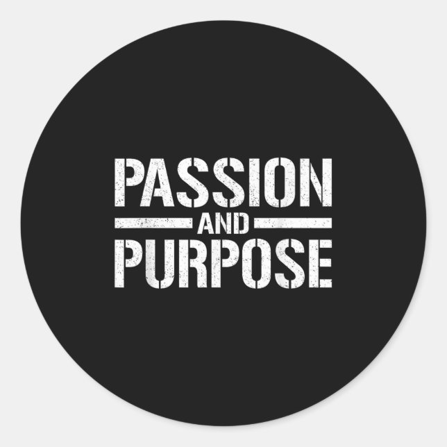 On And Purse  Runder Aufkleber (Vorderseite)