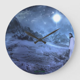 On Another Planet Große Wanduhr