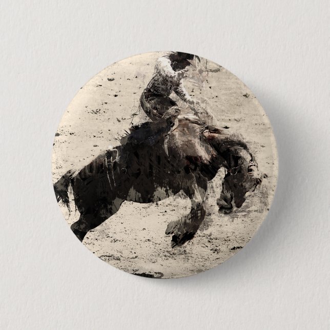 On - Bronco Busting Champ Button (Vorderseite)