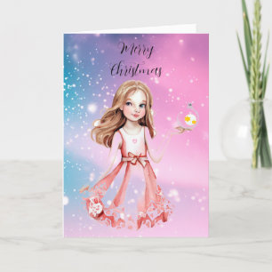 On dirait une carte de Noël Princesse