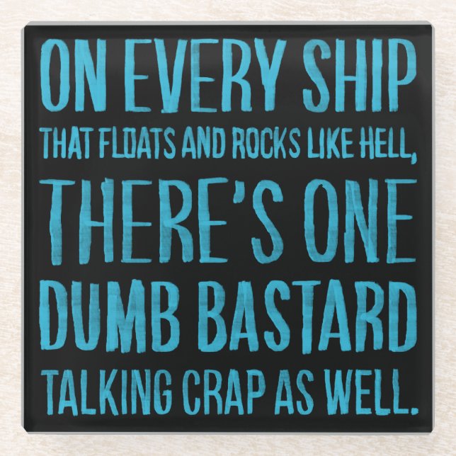 On Every Ship Glasuntersetzer (Vorderseite)