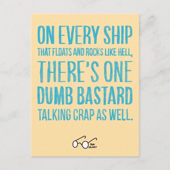 On Every Ship Postkarte (Vorderseite)