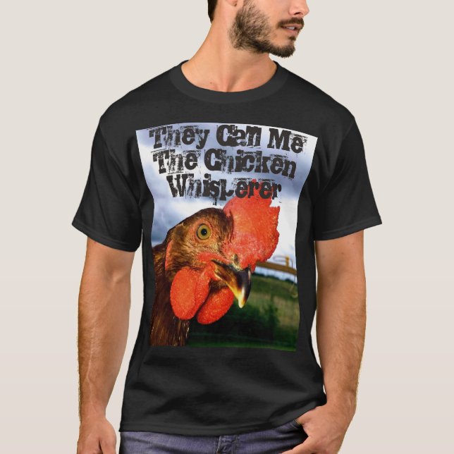 On M'Appelle Le T-shirt Hommes Whisperer De Poulet (Devant)