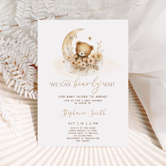 On peut attendre Baby shower Invitation (Créateur téléchargé)