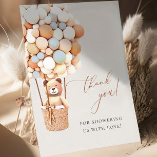 On Peut Attendre ! Carte postale Merci baby shower