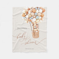On Peut Attendre ! Couverture en polaire baby show
