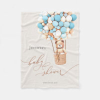 On Peut Attendre ! Couverture en polaire baby show