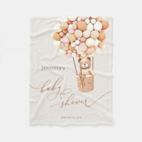 On Peut Attendre ! Couverture en polaire baby show