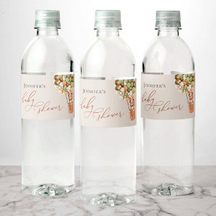 On Peut Attendre ! Étiquette de bouteille d'eau ba