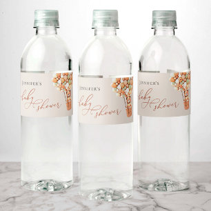 On Peut Attendre ! Étiquette de bouteille d'eau ba