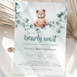 On Peut Attendre ! Invitation baby shower