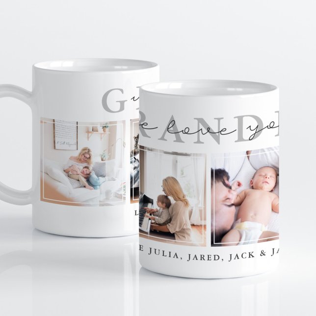 On T'Aime, Grand-Père, Café Mug (Créateur téléchargé)