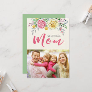 On T'Aime, Maman   Photo Carte d'appartement Fête 