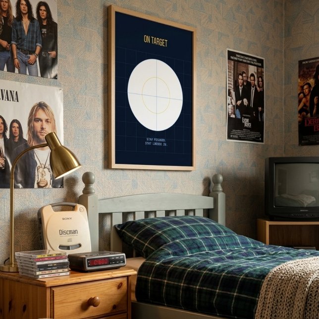 On Target — 90s Maximalist Poster | Retro Bedroom  (Von Creator hochgeladen)