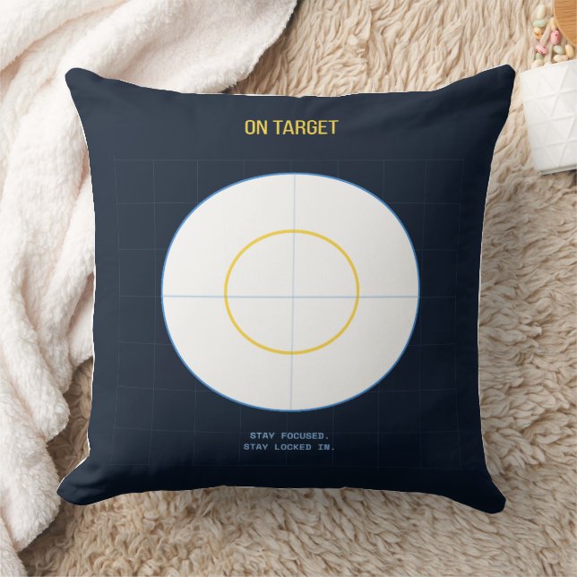 On Target — 90s Maximalist Throw Pillow | Retro  Kissen (Decke)