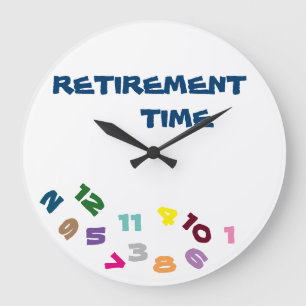 "ON ***TEMPS DE RETRAITE***" AVEC CETTE HORLOGE CO