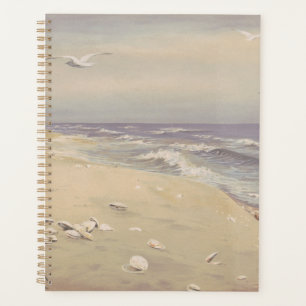 On the Beach (1879) - Art côtier Vintage