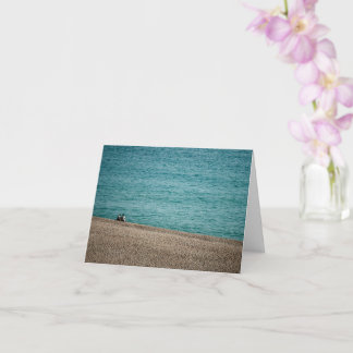 On the beach at Beer Karte