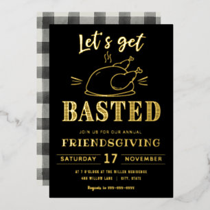 On va se faire pincer. Invitation Foil I