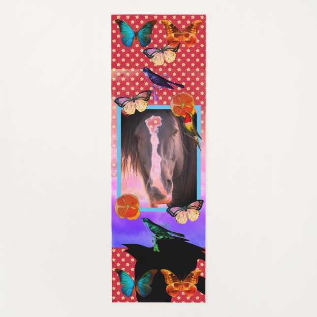 ONAQUI HERD WILD PFERDE VON UTAH YOGA MAT YOGAMATTE (Vorderseite)