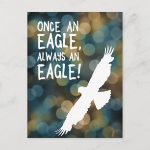 Once an Eagle Always an Eagle Postkarte