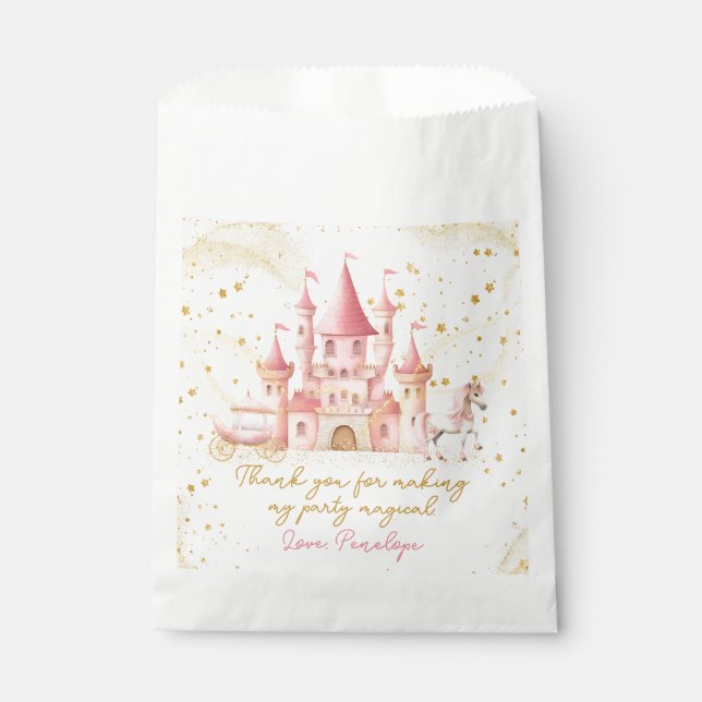 Once Upon a Time Princess Party Favor Bag Geschenktütchen (Vorderseite)