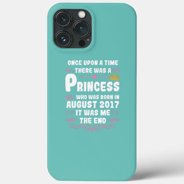 Once upon a time there was a princess August 2017 Case-Mate iPhone Hülle (Rückseite)