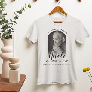 Oncle aimé pour toujours  T-Shirt Mémorial Photo