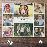 Oncle Foto Collage<br><div class="desc">Geben Sie dem weltbesten Onkel je ein lustiges Puzzle mit einer 8-Foto-Collage seiner Nichten, Neffen, anderen Familienmitgliedern, Haustieren usw., ihren Namen und "Weltgrößter Onkel".</div>
