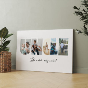 Oncle Foto Collage 5 Bilder Collage Leinwanddruck