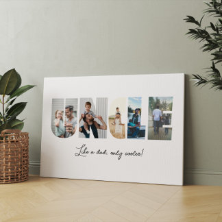 Oncle Foto Collage 5 Bilder Collage Leinwanddruck