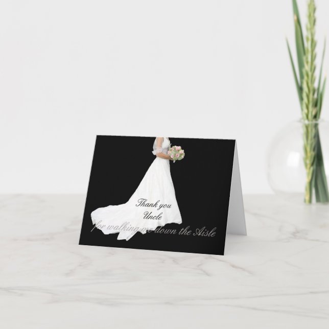 Oncle, merci de m'avoir conduite à l'autel (Devant)