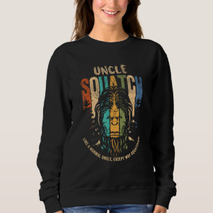 Oncle Squatch - Funny Bigfoot Sasquatch Cryptid Lo Sweatshirt