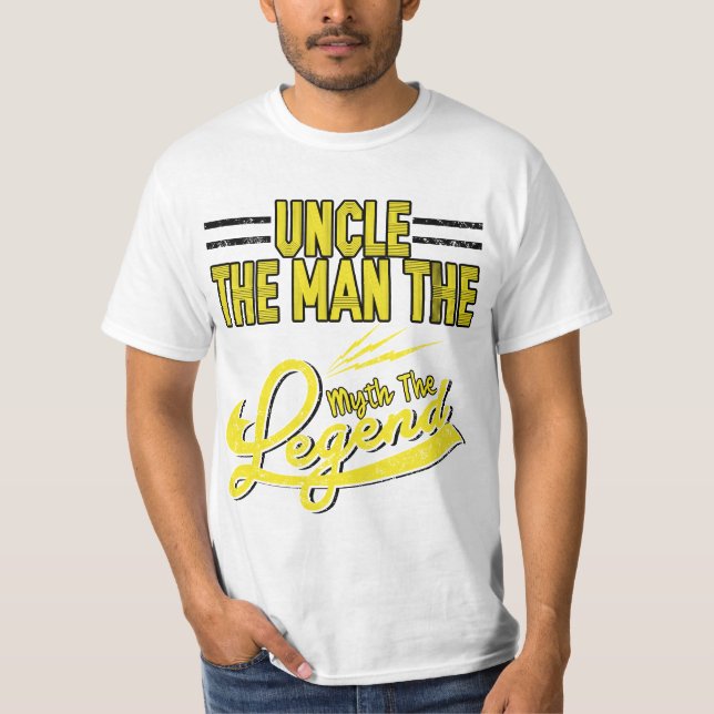 Oncle The Man The Myth le T-shirt de légende (Devant)