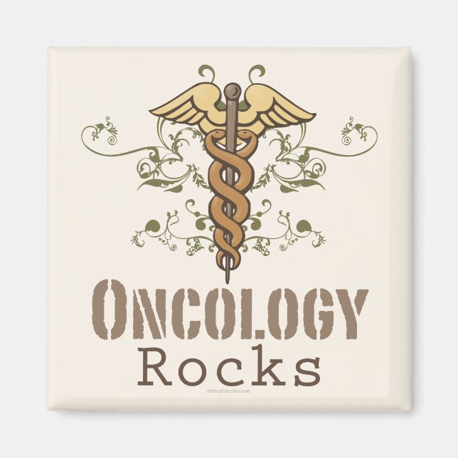 Oncologie Rocks Magnet (Devant)